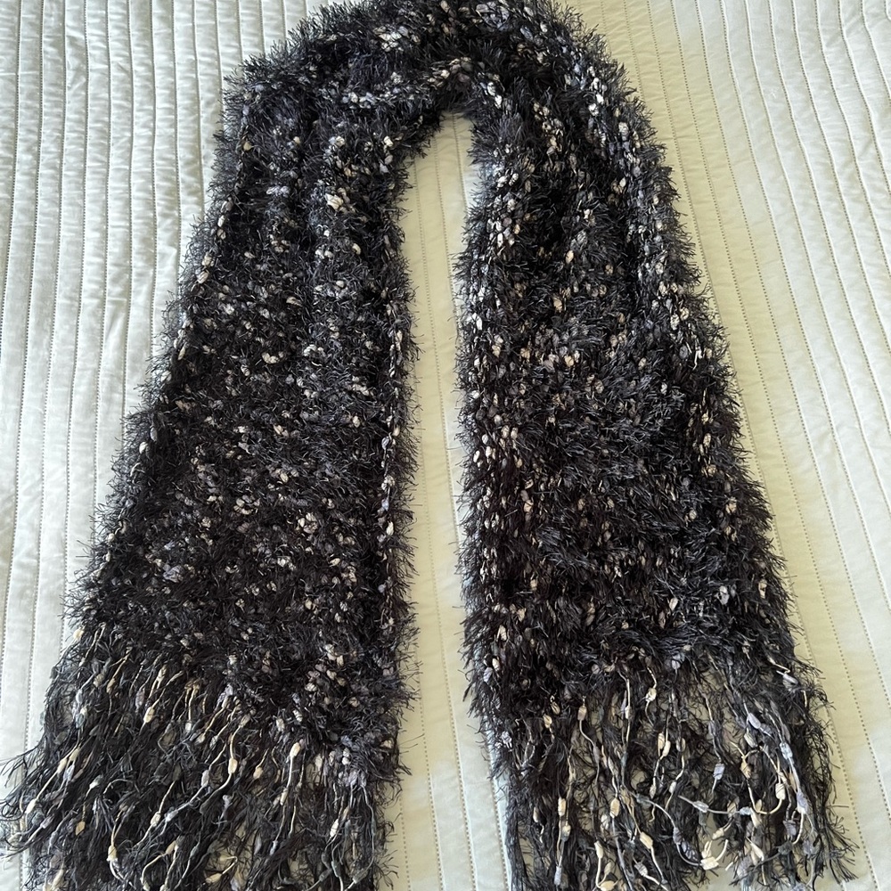 Vintage scarf / shawl / wrap, hand knitted